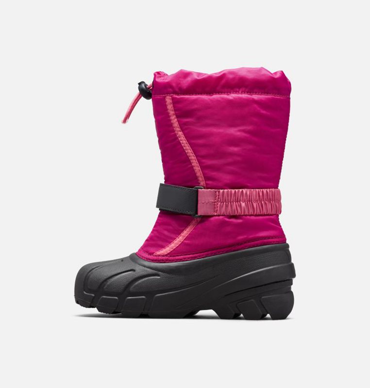 Sorel Youth Flurry™ - Kids Snow Boots Pink/Black - 712805DXE